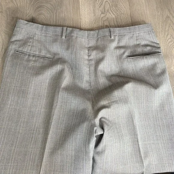 Botany 500 Joslins Mens 2 piece Suit Rose Grey w/Pinstripes See Desc for Measure - Picture 15 of 16